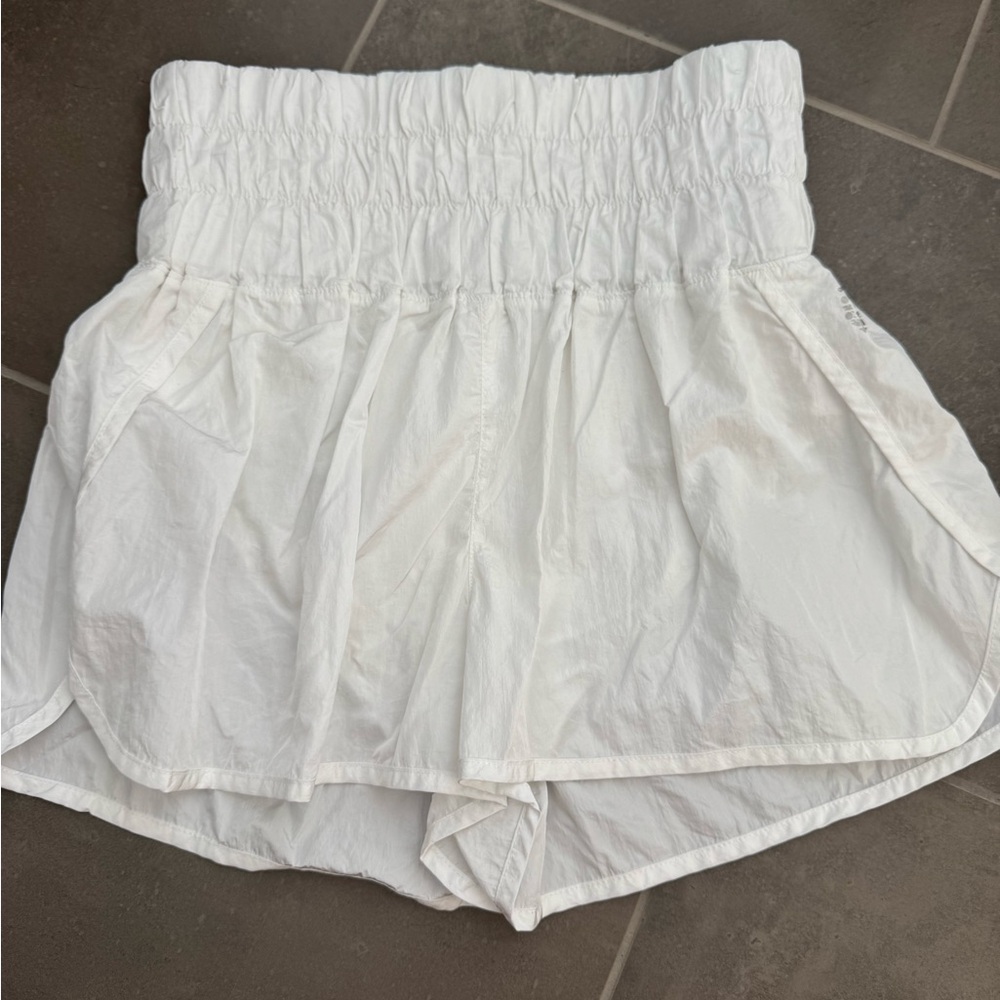 Free People Movement White Way Home Shorts